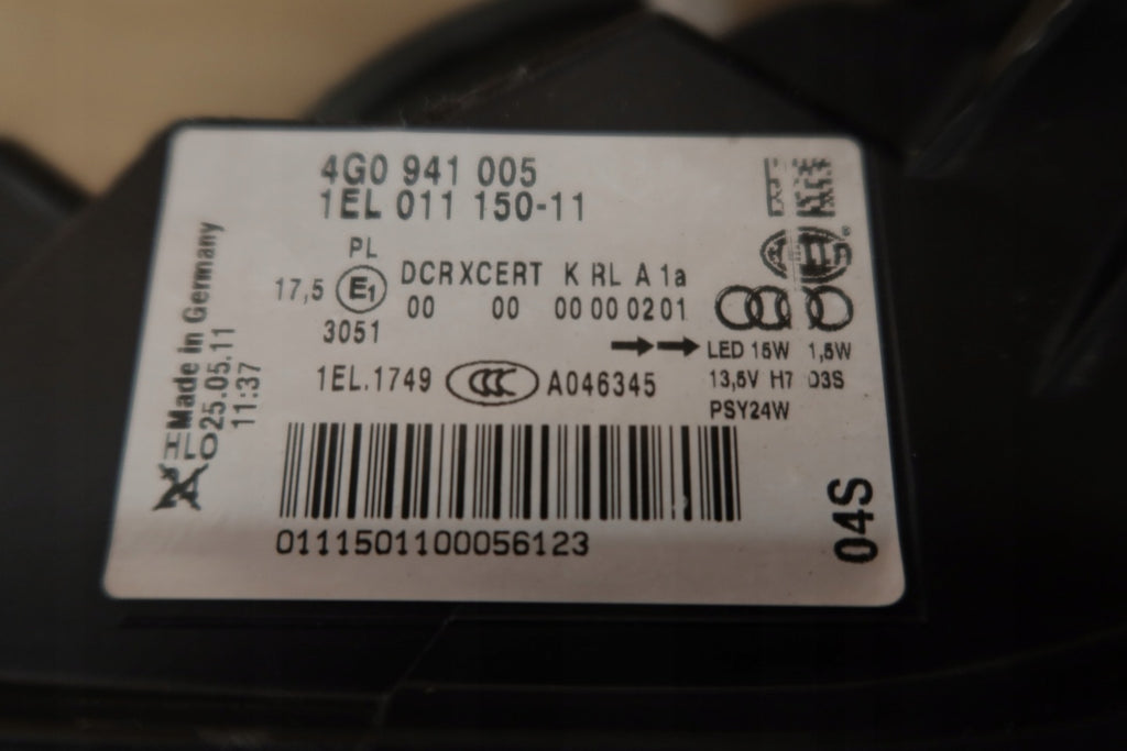 Frontscheinwerfer Audi A6 C7 4G0941005 Xenon Links Scheinwerfer Headlight SCH3021895487lt