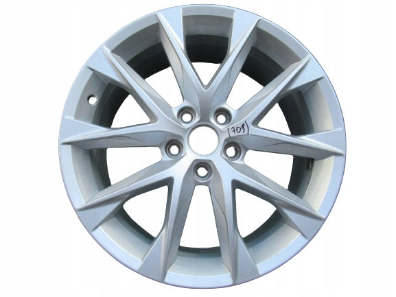1x Alufelge 18 Zoll 7.5" 5x112 51ET Glanz Silber 5F0601025 Cupra Leon Rim Wheel FEL8476690286io