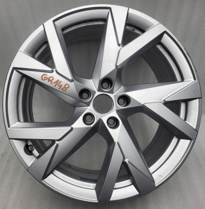 1x Alufelge 19 Zoll 8.0" 5x112 44ET Glanz Silber 3P0601025 Skoda Superb FEL8050818213xz