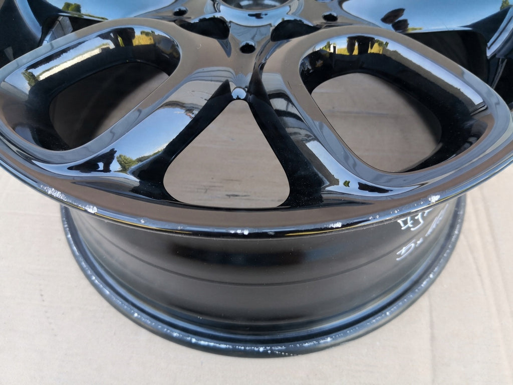 1x Alufelge 16 Zoll 7.0" 5x112 52ET Glanz Schwarz 6891824 Mini Clubman F54