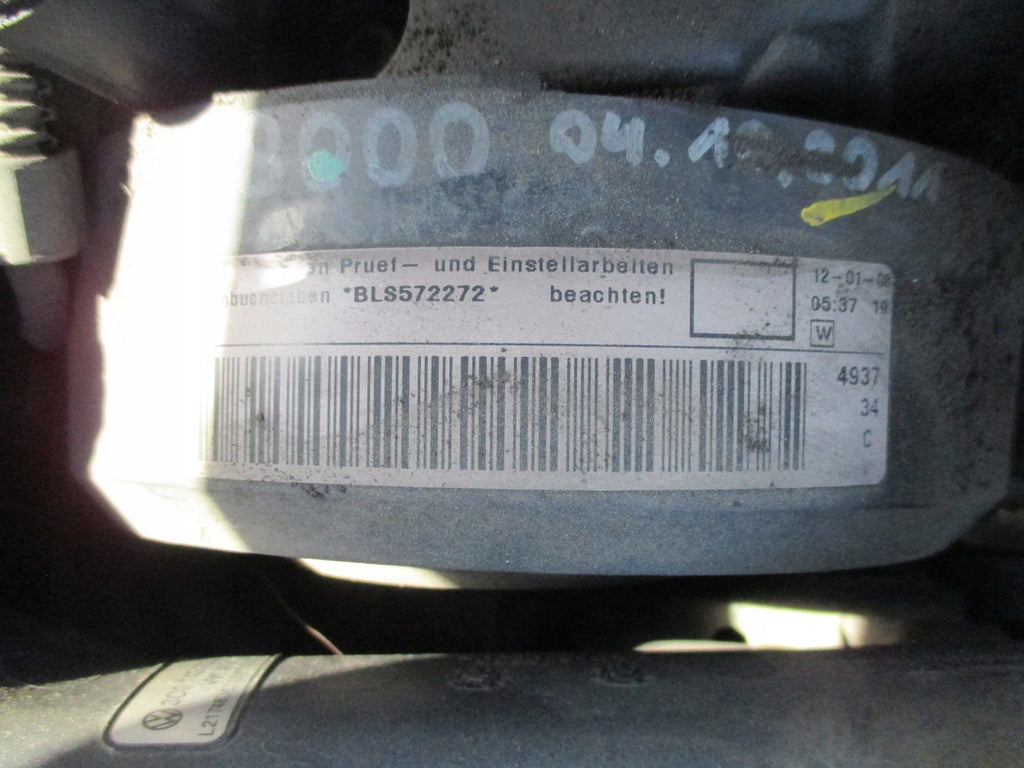 Motor Audi Seat Skoda Golf V BLS 1.9 TDI 105PS 77kW 241TKm 2008 Diesel Komplett