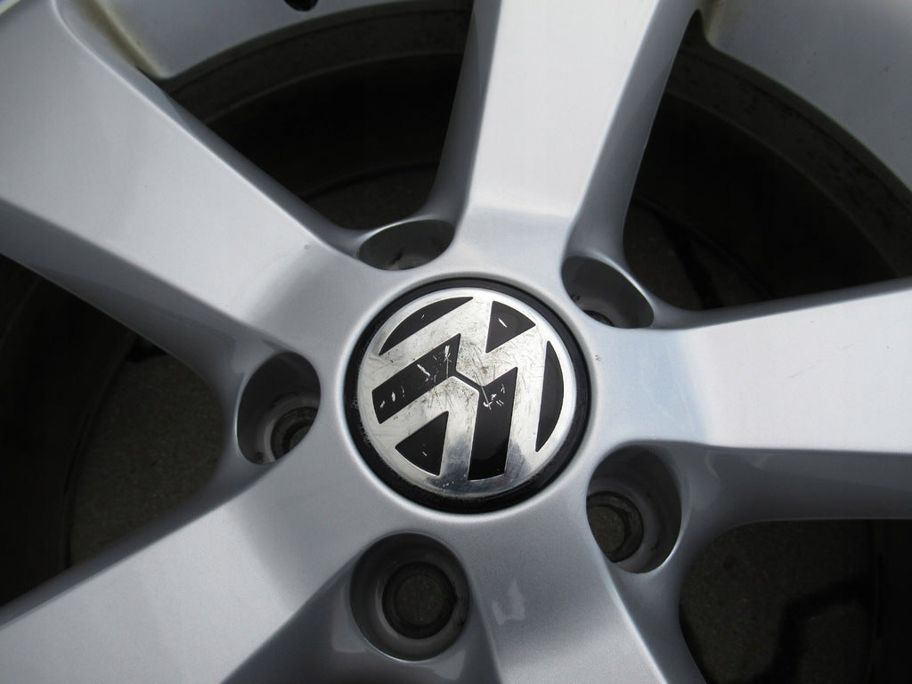 4x Alufelge 17 Zoll 6.5" 5x112 39ET Glanz Silber 1K8071497 VW Scirocco Passat FEL7718148344xt