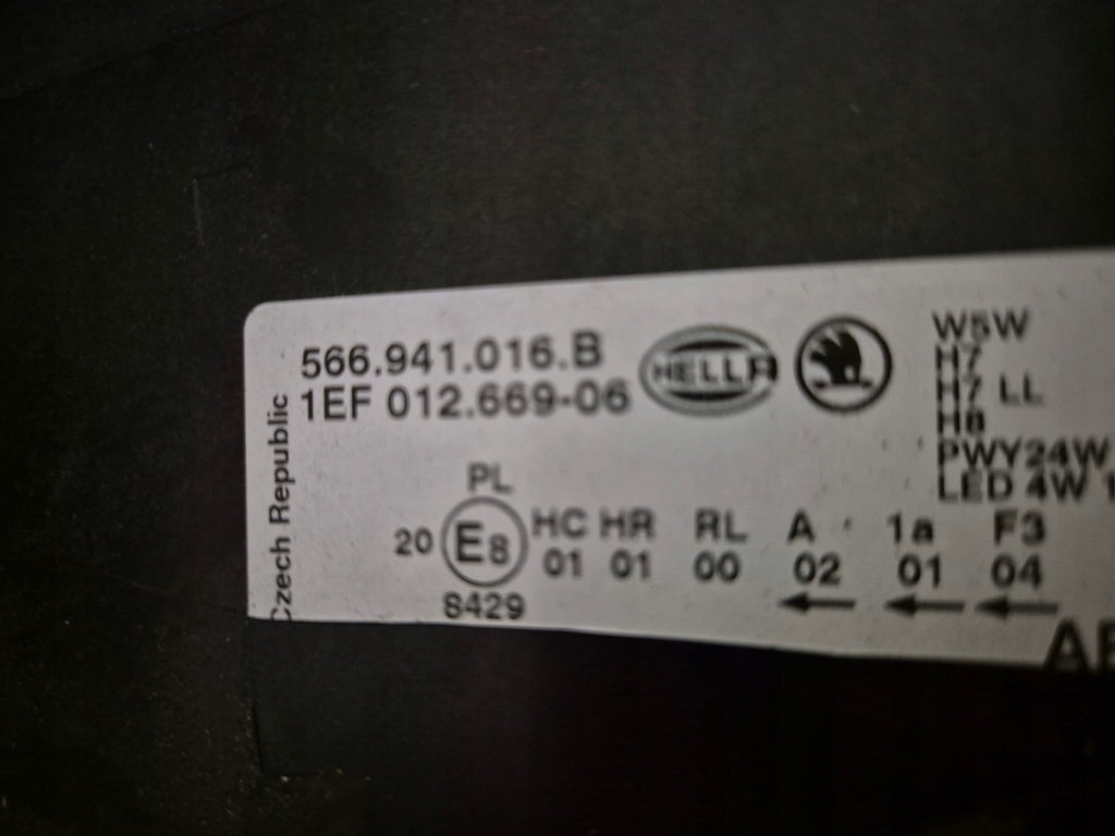 Frontscheinwerfer Skoda Kodiaq 566941015B 566941016B Links Headlight SCH4201332491sa