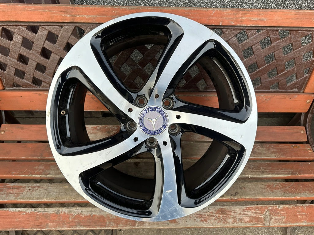 1x Alufelge 18 Zoll 8.0" 5x112 43ET Glanz Schwarz A2134013200 Mercedes-Benz W213 FEL6535271906tj