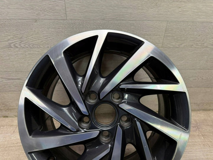1x Alufelge 16 Zoll 6.5" 5x112 48ET Glanz Schwarz 5TA601025L Mg Touran Rim Wheel FEL6388688395vr
