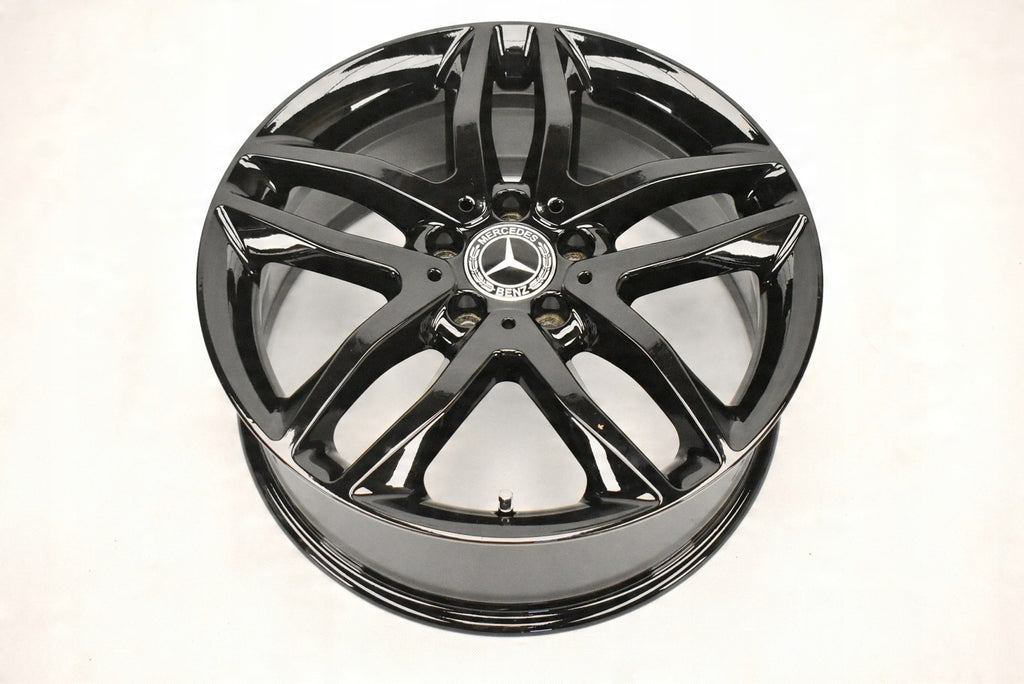 4x Alufelge 18 Zoll 7.0" 5x112 46ET Glanz Schwarz A1564010100 Mercedes-Benz X156