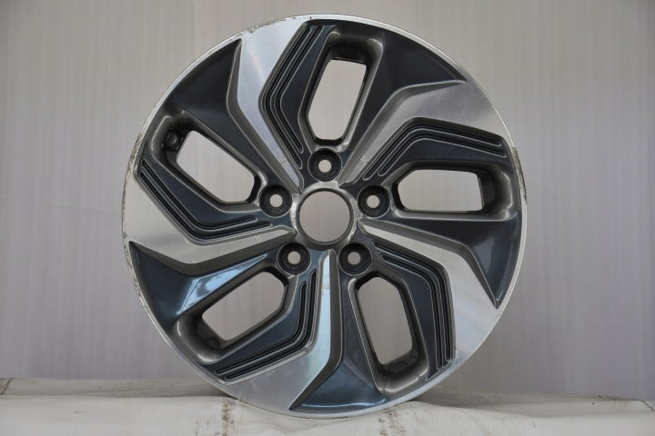 1x Alufelge 16 Zoll 6.5" 5x114.3 50ET Glanz Grau 52910-CM100 Hyundai I Mg FEL8055083231jj