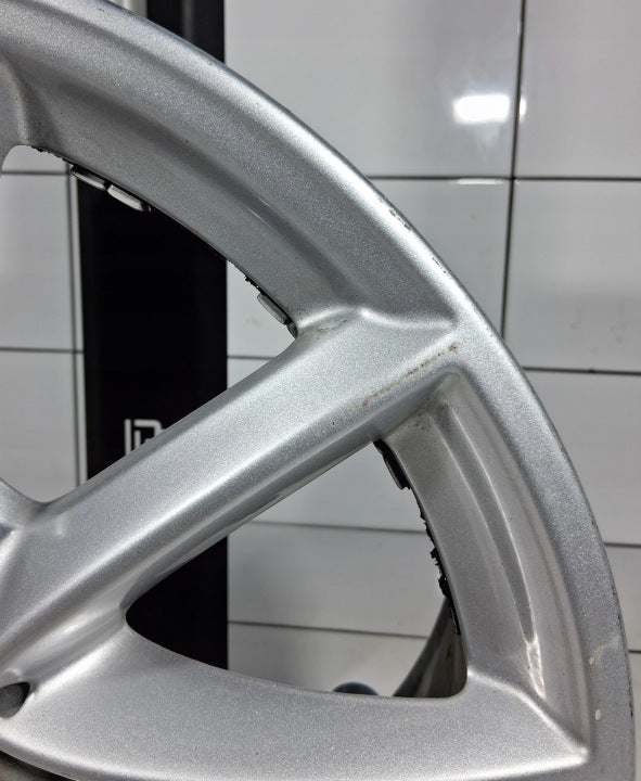 1x Alufelge 17 Zoll 7.5" 5x112 52ET Glanz Silber 6856061 BMW F45 F48 Rim Wheel FEL8721605626cm