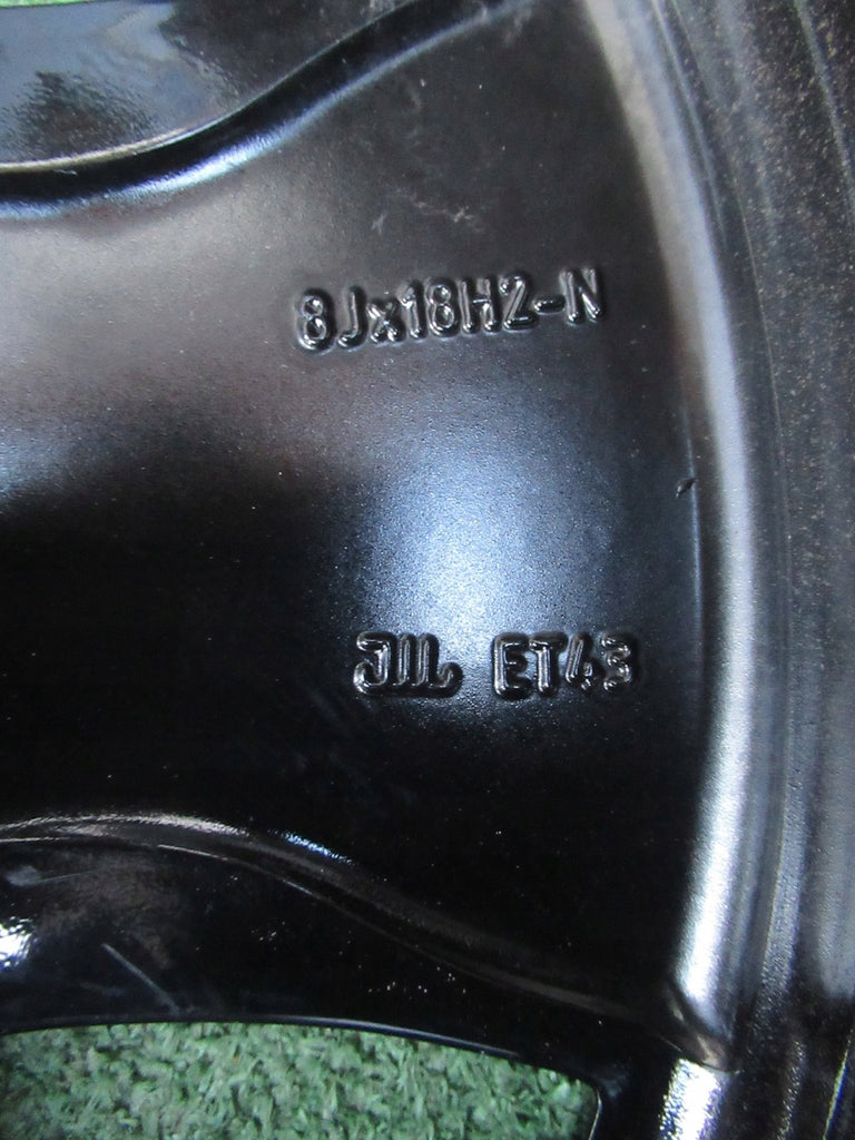 1x Alufelge 18 Zoll 8.0" 5x112 43ET Glanz Schwarz A2134013700 Mercedes-Benz W213