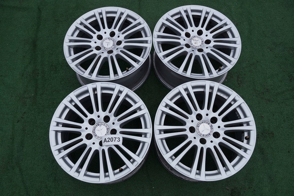 4x Alufelge 16 Zoll 7.5" 5x112 45 5ET Matt Silber A2124010702 Mercedes-Benz W212 FEL4904026062vn