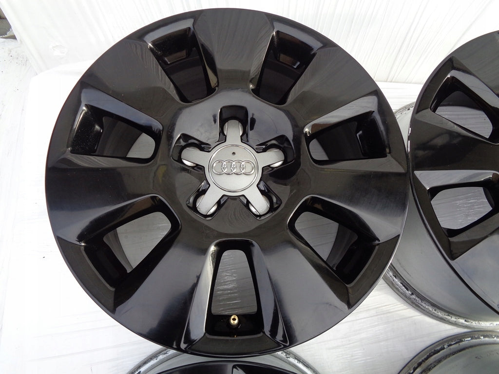4x Alufelge 16 Zoll 7.5" 5x112 37ET Glanz Schwarz 4G0601025 Audi A6 Rim Wheel FEL4543006193vx