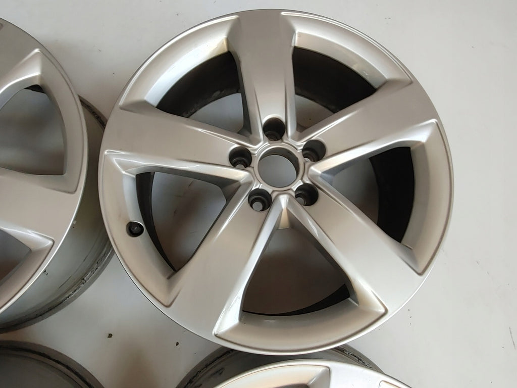 4x Alufelge 18 Zoll 7.5" 5x112 37ET Glanz Silber 4G0601025 Audi A6 C7 Rim Wheel
