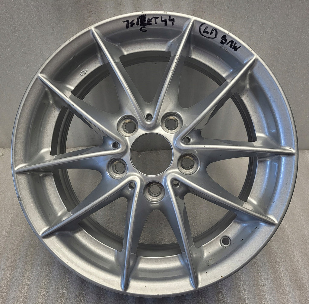 1x Alufelge 16 Zoll 7.0" 5x120 44ET Glanz Silber 6795207 BMW 1 E88 E81 E82 E87