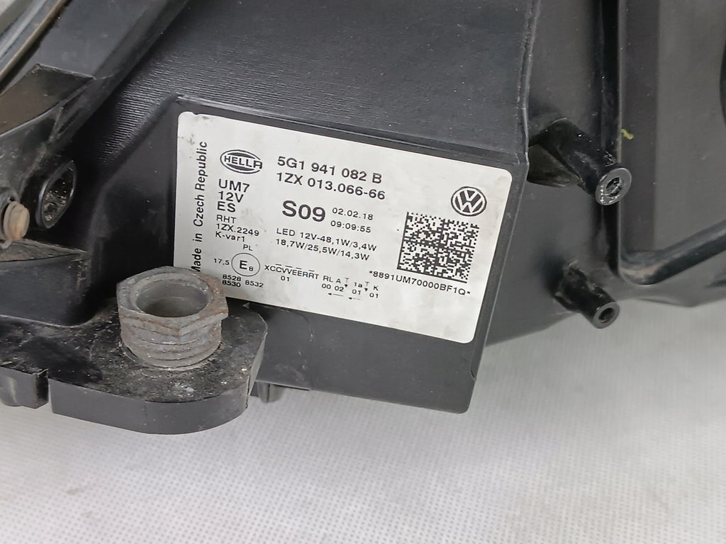 Frontscheinwerfer VW VII 5G1941028B Rechts Scheinwerfer Headlight SCH7439760126ta