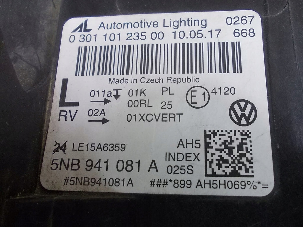 Frontscheinwerfer VW Tiguan 5NB941081A LED Links Scheinwerfer Headlight