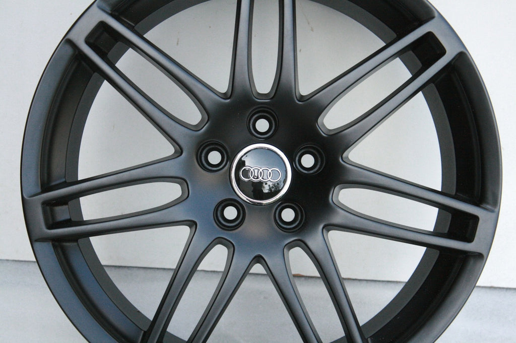 4x Alufelge 19 Zoll 8.5" 5x112 43ET Matt Schwarz 8K0601025AA Audi A6 Allroad