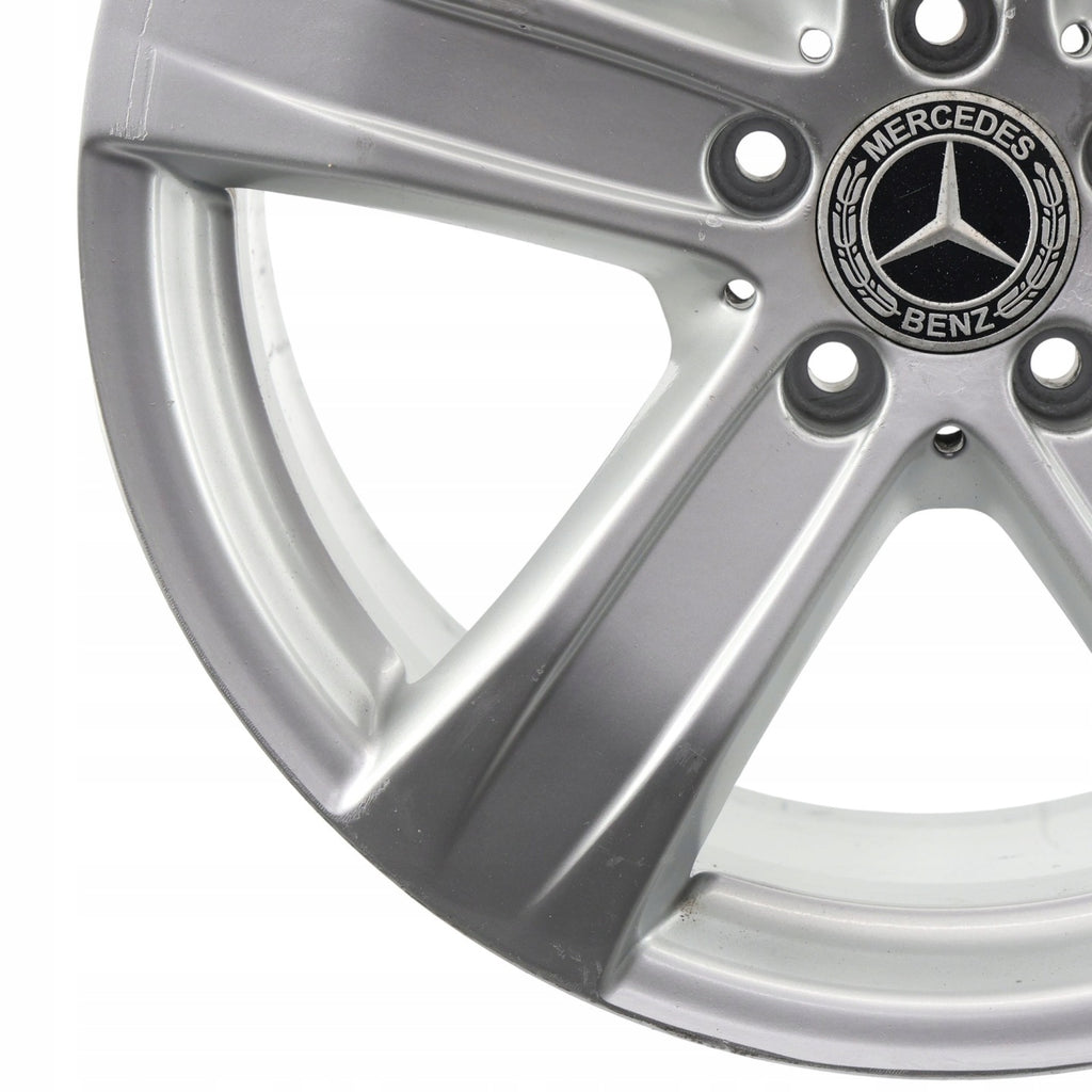 1x Alufelge 18 Zoll 8.5" 5x112 40ET Silber A2214015102 Mercedes-Benz W221 C216 FEL8892100071lf