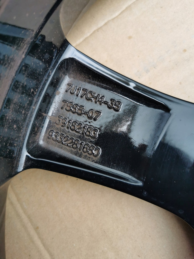 1x Alufelge 17 Zoll 7.0" 4x108 38ET Glanz Schwarz 9332281680 Opel Corsa F FEL9440706088vk