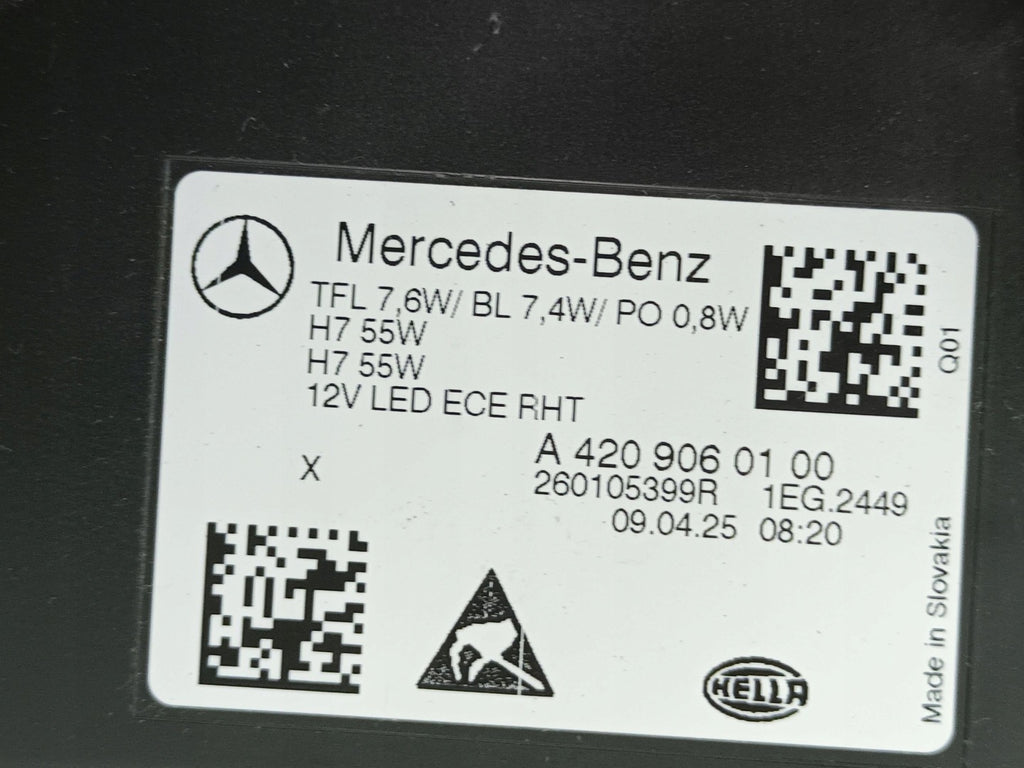 Frontscheinwerfer Mercedes-Benz Citan W420 A4209060100 Rechts Headlight SCH5174362245om