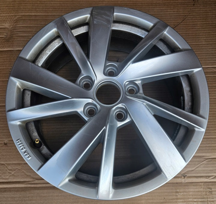 1x Alufelge 16 Zoll 6.0" 5x112 43ET Glanz Silber 2GA071496B VW T Roc T-Roc FEL7612876466bp
