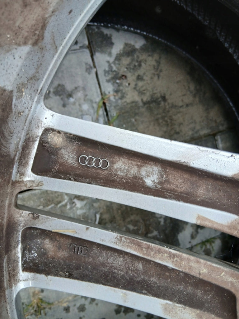 1x Alufelge 19 Zoll 8.5" 5x112 32ET Glanz Schwarz 8T0601025H Audi A5 Rim Wheel FEL2988536070sp