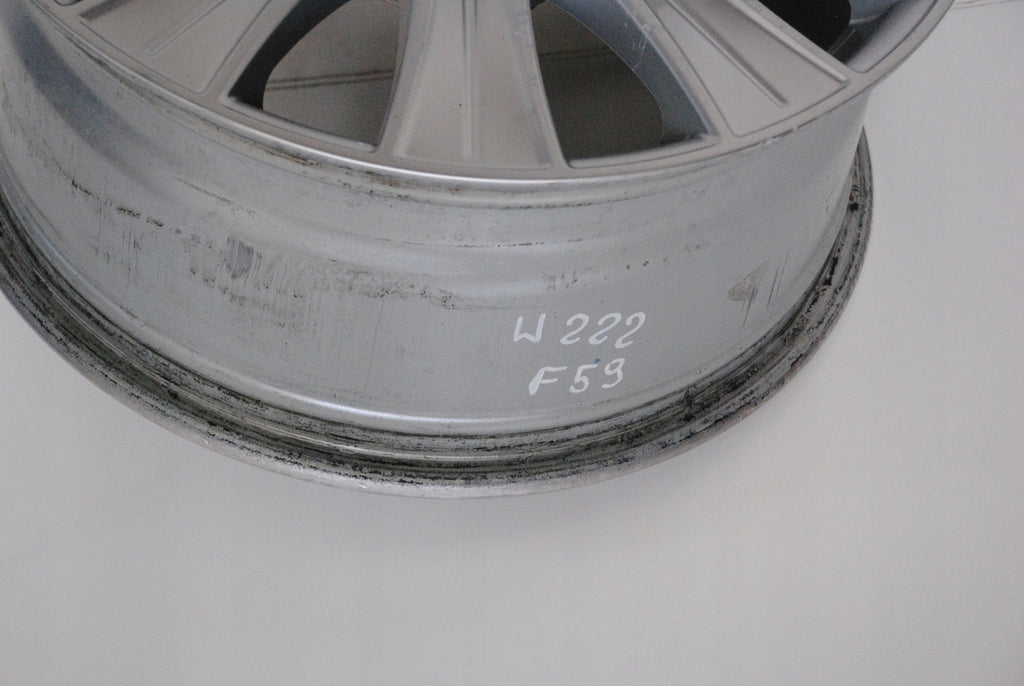 1x Alufelge 18 Zoll 8.0" 5x112 41ET Glanz Silber A2224010902 Mercedes-Benz W222