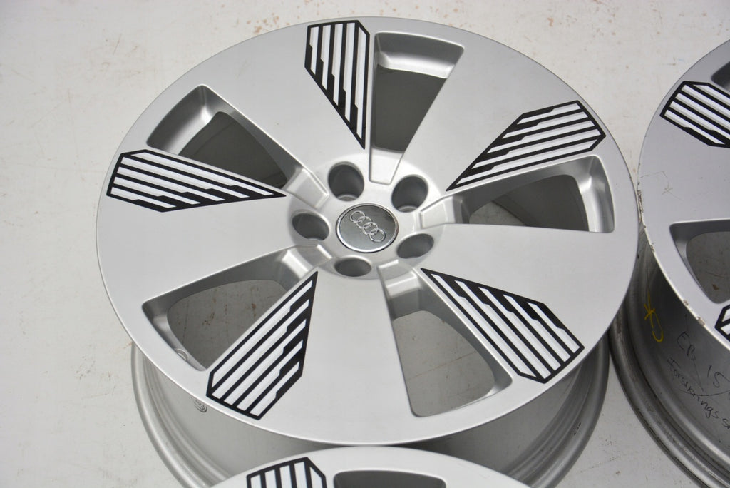 4x Alufelge 19 Zoll 8.5" 5x112 36ET Glanz Silber 4KE601025Q Audi Rim Wheel FEL6662462869dj