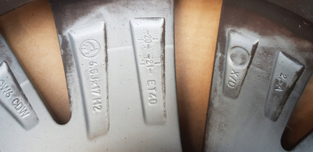 1x Alufelge 17 Zoll 6.5" 5x100 40ET 658601025A Skoda Rim Wheel