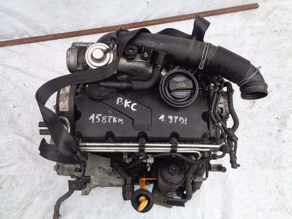 Motor Audi VW BKC 1.9 TDI 105PS 77kW 158TKm Diesel Engine Komplett