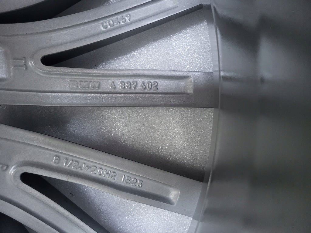 1x Alufelge 20 Zoll 8.5" 5x112 25ET Glanz Silber 6887602 BMW G32 7 G11 G12 Mg 6 FEL1630315180ot