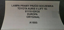 Laden Sie das Bild in den Galerie-Viewer, Frontscheinwerfer Toyota Auris 8111002K30 Rechts Scheinwerfer Headlight SCH7962757243pw