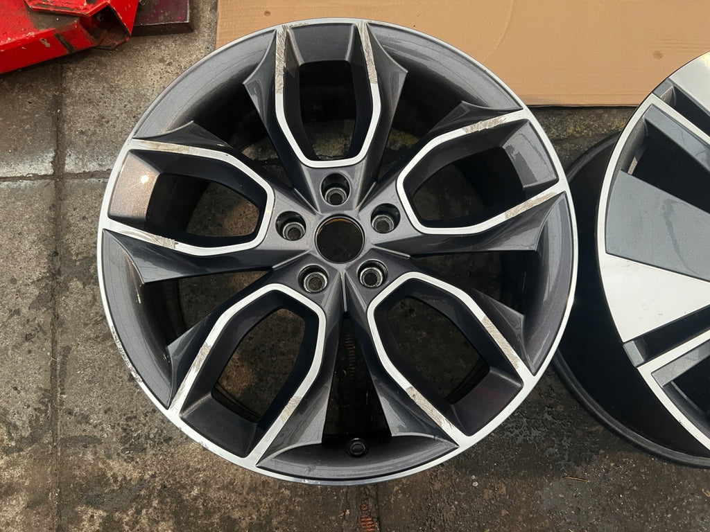 1x Alufelge 19 Zoll 7.5" 5x112 Glanz 5E3601025AF Skoda Octavia 5e3 Rim Wheel FEL8396995808vo