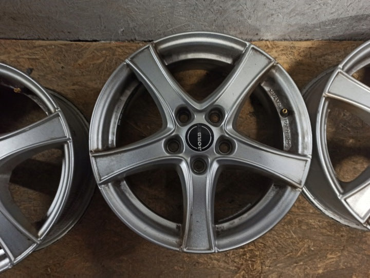 4x Alufelge 16 Zoll 6.0" 5x112 43ET Rim Wheel FEL2614225058hz