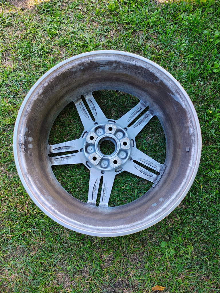 1x Alufelge 19 Zoll 8.5" 5x130 59ET Matt Silber 7P5601025E Porsche Rim Wheel FEL8910793833ls
