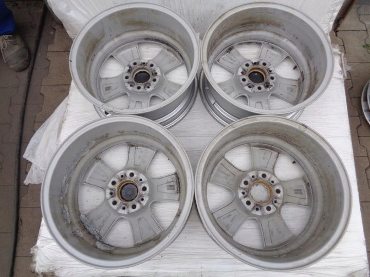 4x Alufelge 17 Zoll 8.0" 5x120 30ET Glanz Silber 6790172 BMW F11 F10 F12 F13 FEL1934936595wa