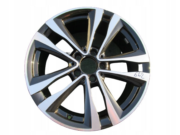1x Alufelge 18 Zoll 7.5" 5x112 49ET Glanz Schwarz A1774012700 Mercedes-Benz W177