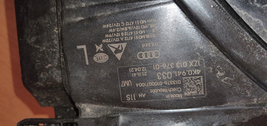 Frontscheinwerfer Audi A6 C8 LED Links Scheinwerfer Headlight