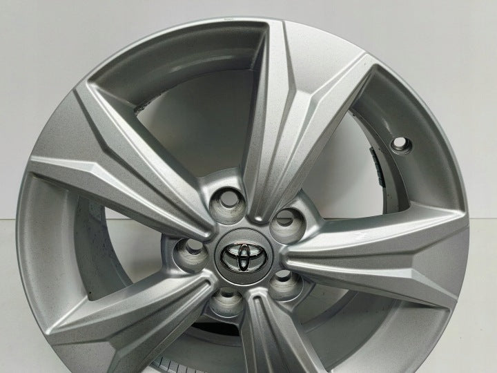 1x Alufelge 17 Zoll 6.5" 5x114.3 45ET Glanz Silber PW457-10001 Toyota C-Hr Chr FEL9014038732rn