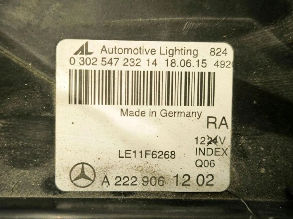 Frontscheinwerfer Mercedes-Benz A2229061202 Links Scheinwerfer Headlight SCH8063595971bt