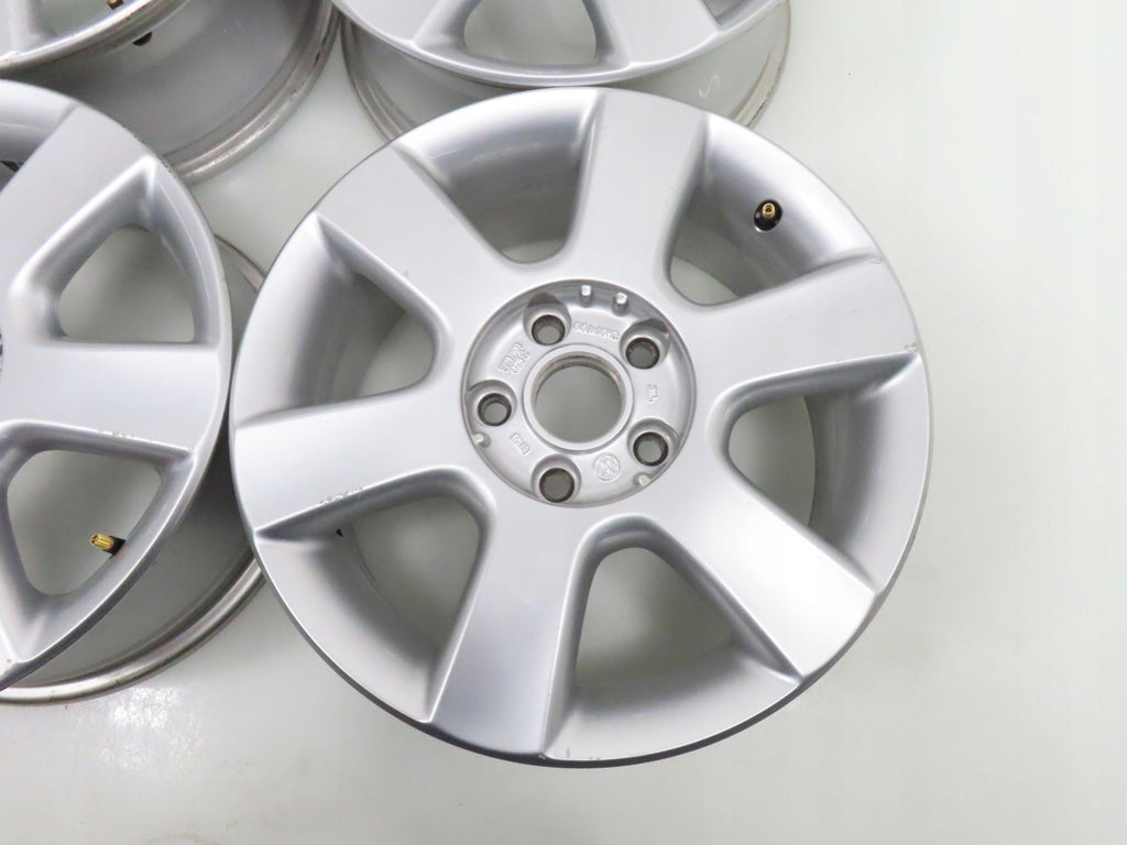 4x Alufelge 16 Zoll 6.5" 5x112 50ET Matt Grau 1T0601025C VW Passat Golf I FEL7028754567li