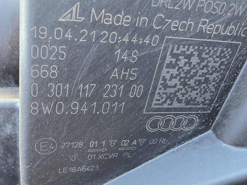 Frontscheinwerfer Audi A4 B9 8W0941011 Full LED Links Scheinwerfer Headlight SCH8458985659td