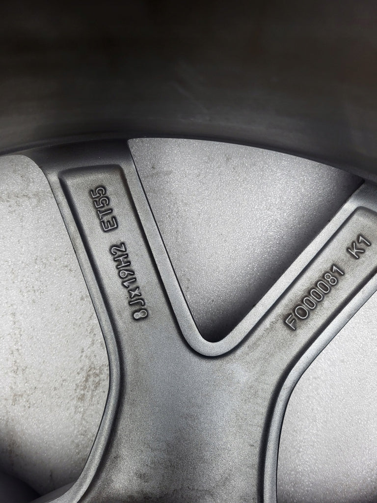 1x Alufelge 19 Zoll 8.0" 5x108 55ET KX7C-1007-B1A Ford Mondeo Galaxy Rim Wheel