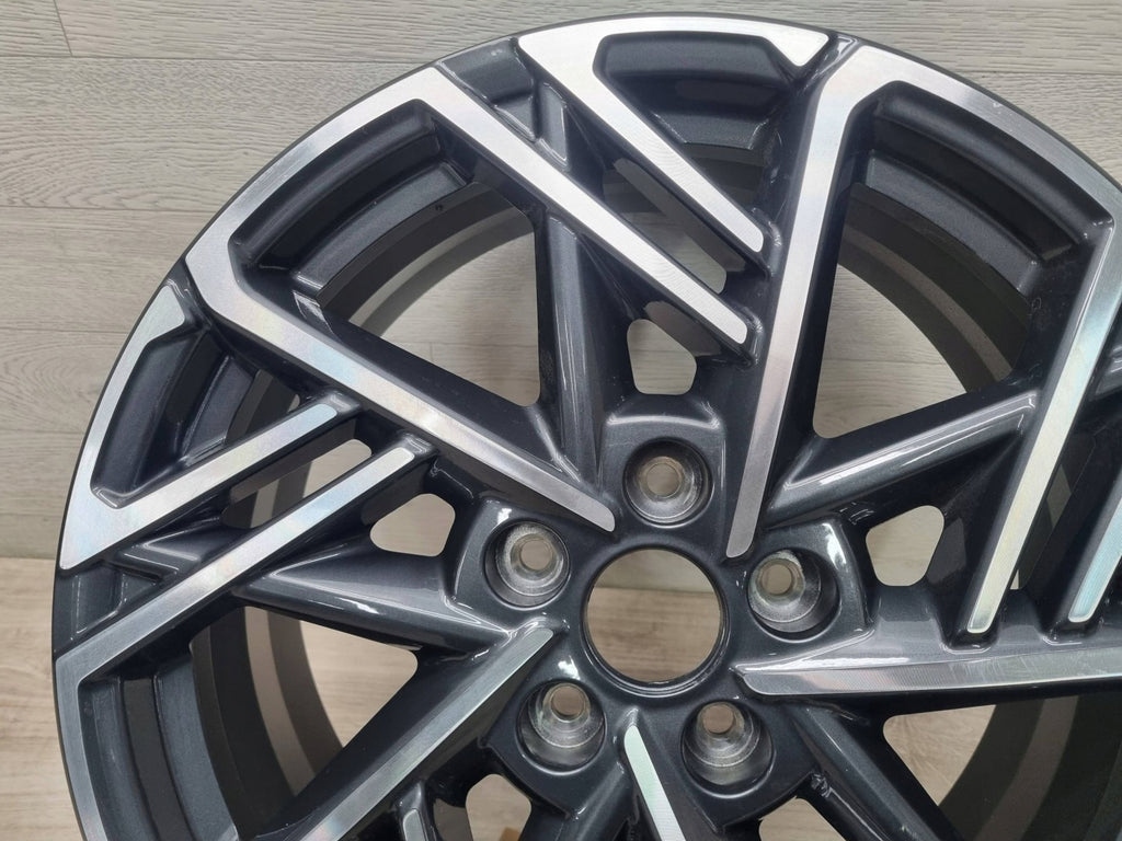1x Alufelge 18 Zoll 7.5" 5x114.3 52ET Glanz Graphit 52910-J9850 Hyundai Kona Mg FEL8512587806uc