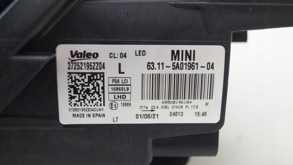 Frontscheinwerfer Mini F56 F55 5A001961-04 Full LED Links Scheinwerfer Headlight