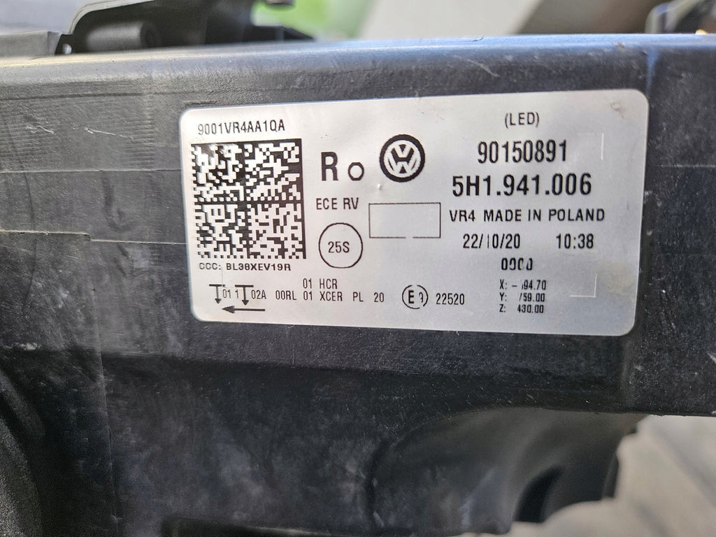 Frontscheinwerfer VW Golf VIII 5H1941006 LED Ein Satz Scheinwerfer Headlight SCH6676185065at