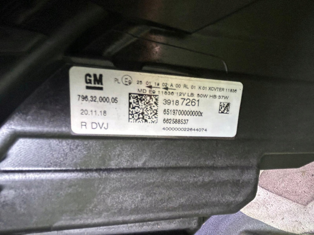 Frontscheinwerfer Opel 39187261 LED Rechts Scheinwerfer Headlight