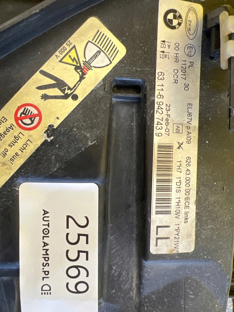 Frontscheinwerfer BMW 3 E91 E90 6942743 Xenon Ein Stück (Rechts oder Links) SCH6754358559pw