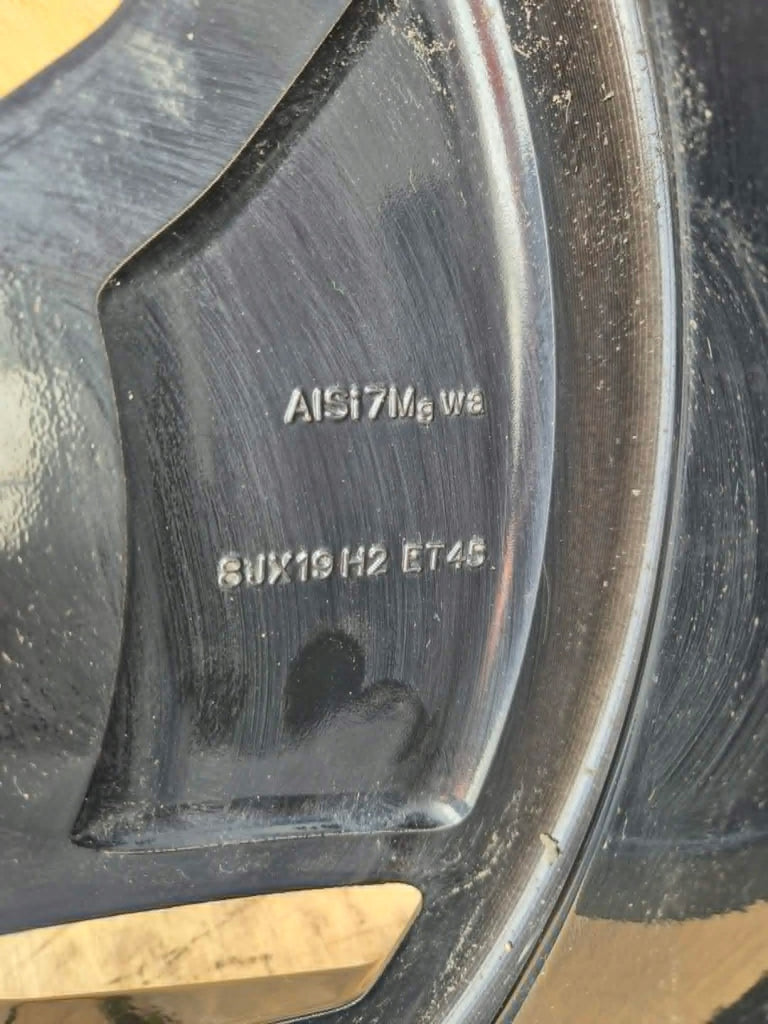 1x Alufelge 19 Zoll 8.0" 5x112 45ET Glanz Schwarz 11A601025 VW I Rim Wheel FEL9074548999ji