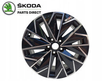 Load image into Gallery viewer, 1x Alufelge 18 Zoll 8.0" 5x112 44ET Glanz 3V0601025B Skoda Superb Iii Rim Wheel FEL5715782872gr