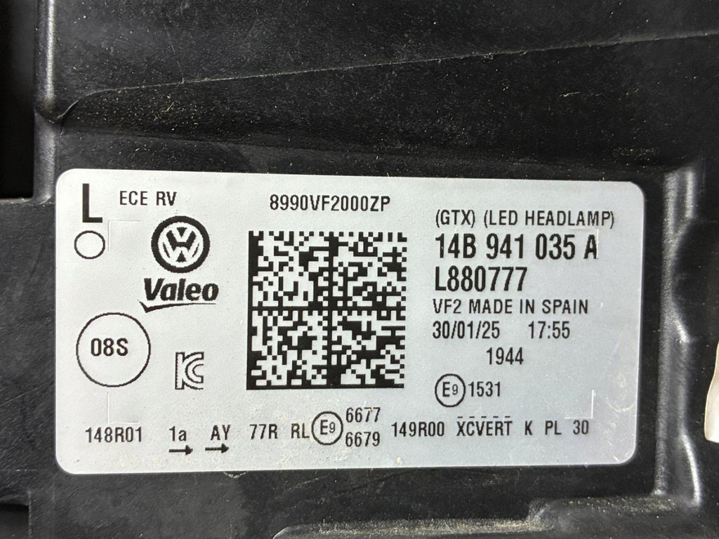 Frontscheinwerfer VW I 14B941035A Full LED Links Scheinwerfer Headlight SCH5619409184hr